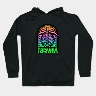 Topanga State Beach California Sea Turtle Park Hoodie